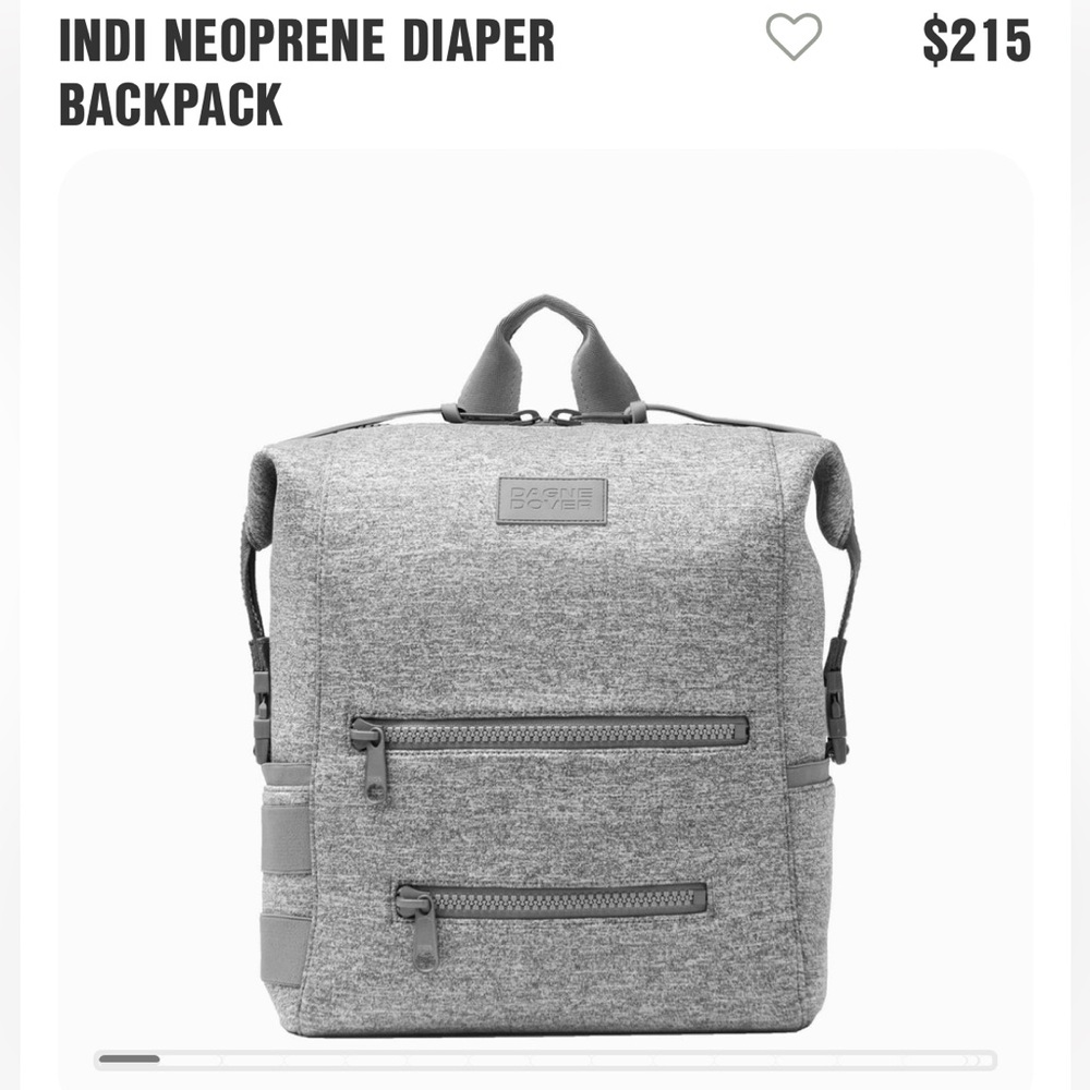 Dagne Dover Indi Neoprene Diaper Backpack - Large